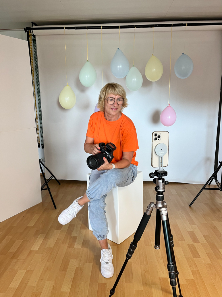 Karina Schuh Fotografin: professionelles Fotoshooting und Smartphone-Fotos ergänzen sich