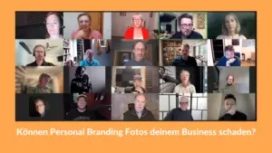 Können Personal Branding Fotos deinem Business schaden? - Zoom Meeting von Cooper International mit Bernard Schaer