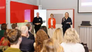 Organisationsteam Business Networking Koblenz mit Karina Schuh, Valeria de Graaff und Patrick Schlüter
