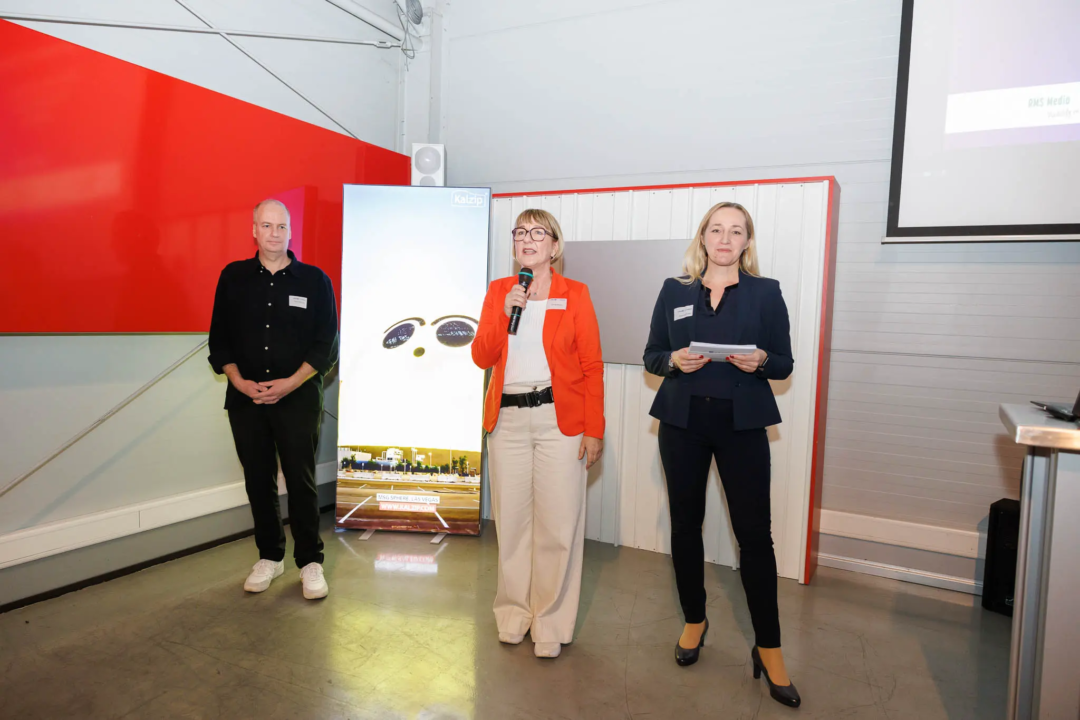 Organisationsteam Business Networking Koblenz mit Karina Schuh, Valeria de Graaff und Patrick Schlüter