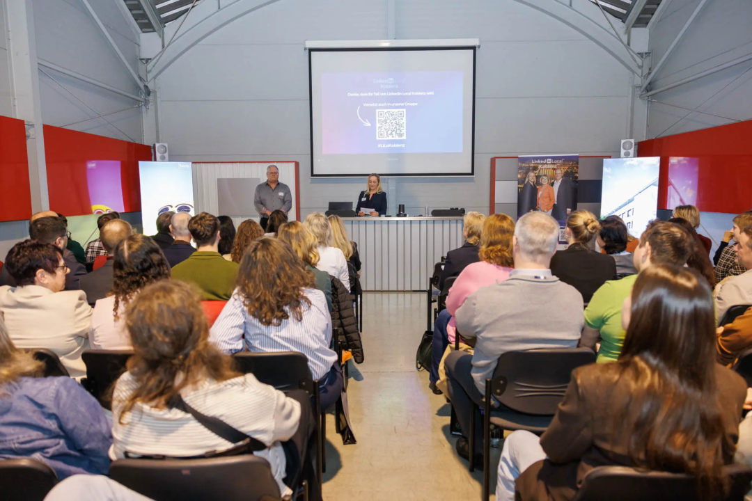 Begrüßung durch Kalzip beim Business Networking Event Koblenz